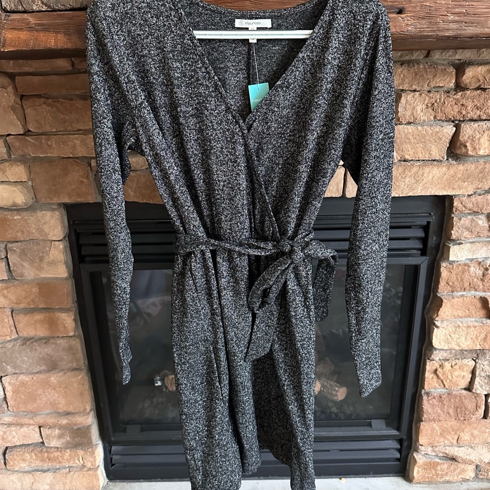 Elegant Gray Women's Dress